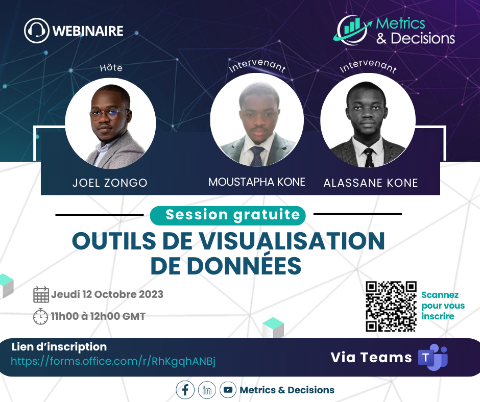 WEBINAIRE : OUTILS DE VISUALISATION DE DONNÉES